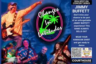 Jimmy Buffett – Changes in Latitudes Beach Band 1/30/26 at 7:30PM