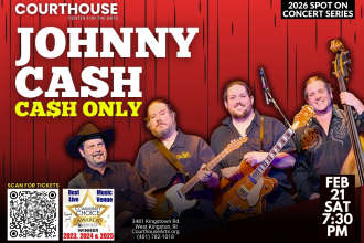 Johnny Cash – Cash Only 2/21/26 SAT 7:30PM