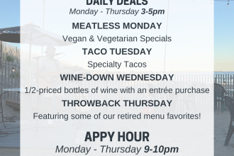Daily Deals & Appy Hour