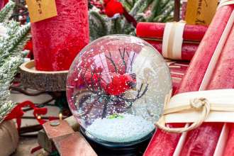 Christmas Market Inside the Greenhouse