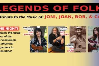 Legends of Folk: Joni, Joan, Bob, and Cat