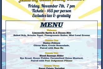 Coast Guard House Greysail Beer dinner