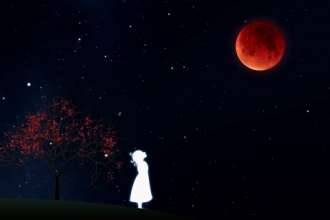 Under the Crimson Moon - Total Lunar Eclipse