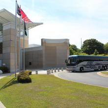 Bus at Airborne Special Operations Museum