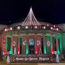 Merry-Go-Round Museum holiday exterior