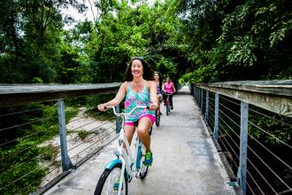 Tammany Trace, biking, outdoor adventure, Covington