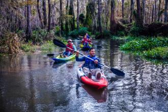 Kayaking at Cajun Encounters, Honey Island Swamp