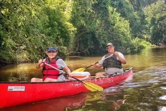 Canoe and Trail Adventures, bogue falaya, canoe