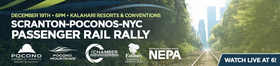 Scranton-Poconos-NYC Passenger Rail Rally on December 19