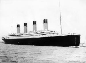 Titanic at sea