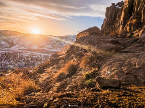 Golden Cliffs Sunset