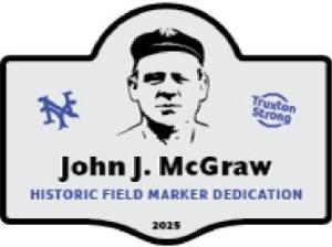 John McGraw Historic Field Marker