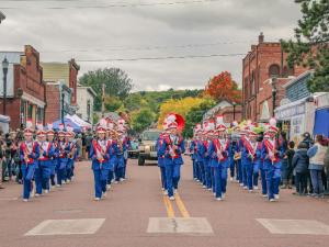 Bayfield High School Band in Apple Festival Grand Parade