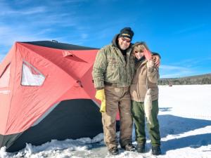 Ice Fishing on Lake Superior