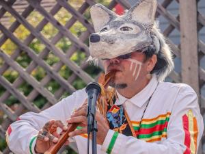 Laughing Fox performs at Apple Festival