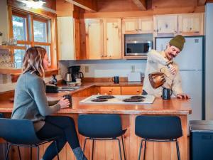 Winter Lodging Couple