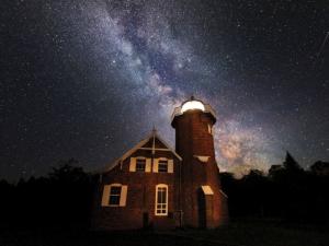 Lighthouse Starry Night Sky
