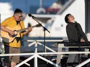 Sean and Ian Okamoto at Concerts by the Lake