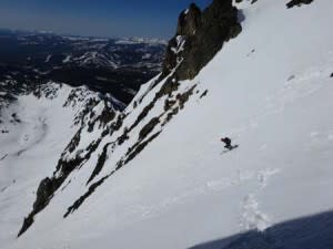 ski mountaineering in big sky