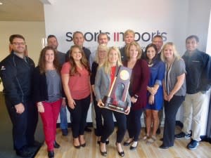 Sports Imports with NCAA Volleyball Trophy