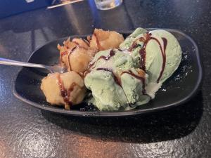 Green Tea Fried Ice Cream