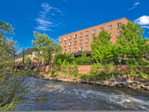 Golden Hotel Exterior Along Clear Creek