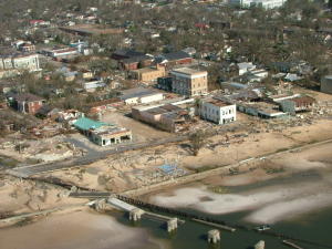 Katrina Damage Bay St. Louis