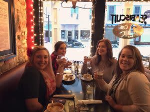 Girlfriends Enjoying Wine – Mackinac Island Tourism Bureau
