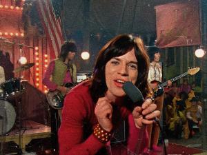 Still from The Rolling Stones Rock and Roll Circus (1968, dir. Michael Lindsay-Hogg)