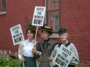 Suffragettes at GCV&M