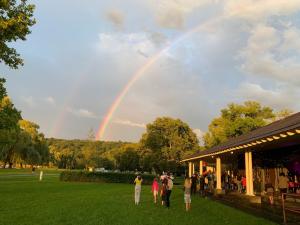 Double rainbow all the way across the sky!