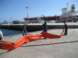 US Coast Guard spill prevention drill