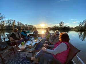 Pontoon boat tours of the Tchefuncte River in Madisonville