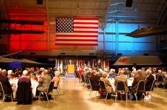 Military Reunion Dinner Under the Wings at the National Museum of the United States Aif Force