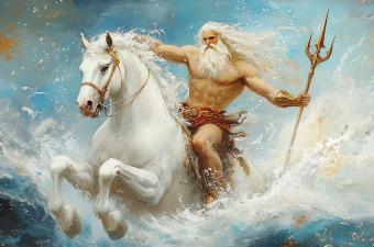 Camp Half-Blood: Poseidon Guided Painting
