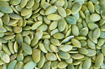 Fall Leaf Pumpkin Seed Mosaic