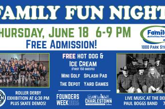 Family Fun Night featuring SoIN Roller Derby & Paul Boggs Band
