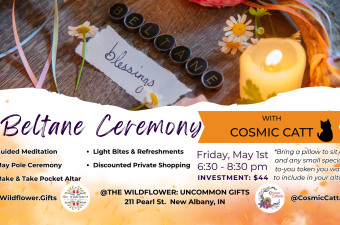Beltane Ceremony Guided by Cosmic Catt at The Wildflower