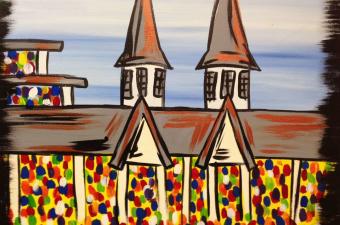 🏇 “Paint and Sip: A Day at the Downs”
