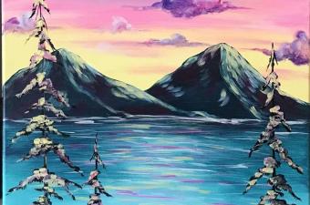🎨 Paint & Sip -  Candy Mountain