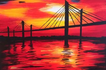 Paint and Sip 🌉🌅 Louisville’s Lincoln