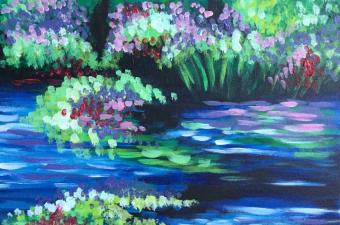 🌸 “Paint and Sip: Monet’s Wonderland”