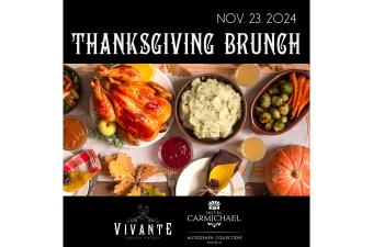 Thanksgiving Brunch in Vivante | Buffet Style Brunch ft. Seasonal Flavors and Carving Stations