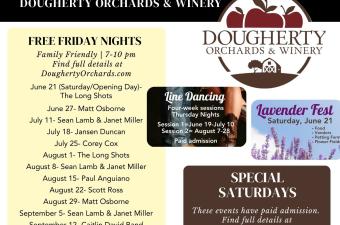 Dougherty Orchards & Winery FREE Friday Night Concerts