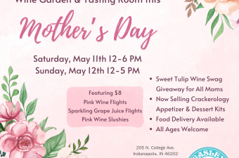 Mother's Day Wine Flight & Swag Give Away