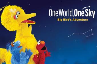 "One World, One Sky: Big Bird’s Adventure" 3:30pm Planetarium Show