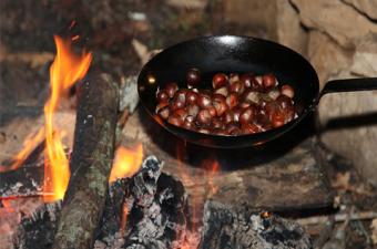 Chestnuts Roasting On an Open Fire