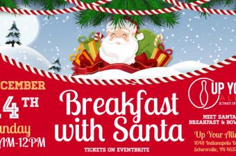 Breakfast with Santa at Up Your Alley