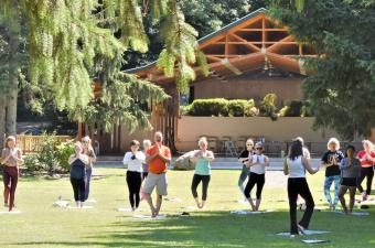 Yoga in the Gardens