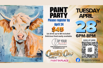Country Cow Paint and Sip